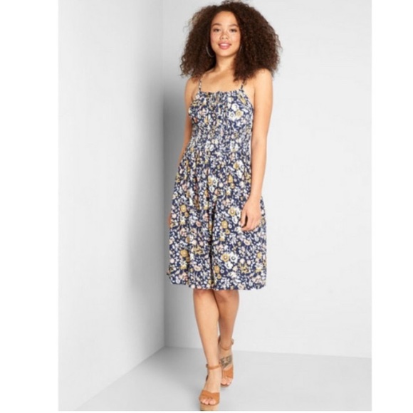Modcloth Loving Reverie Moment Floral A-Line Dress Size XL - Picture 14 of 14